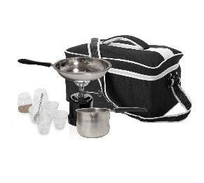 ערכת קפה שטח "פורסט פלוס" עם גזיה ותיק נשיאה